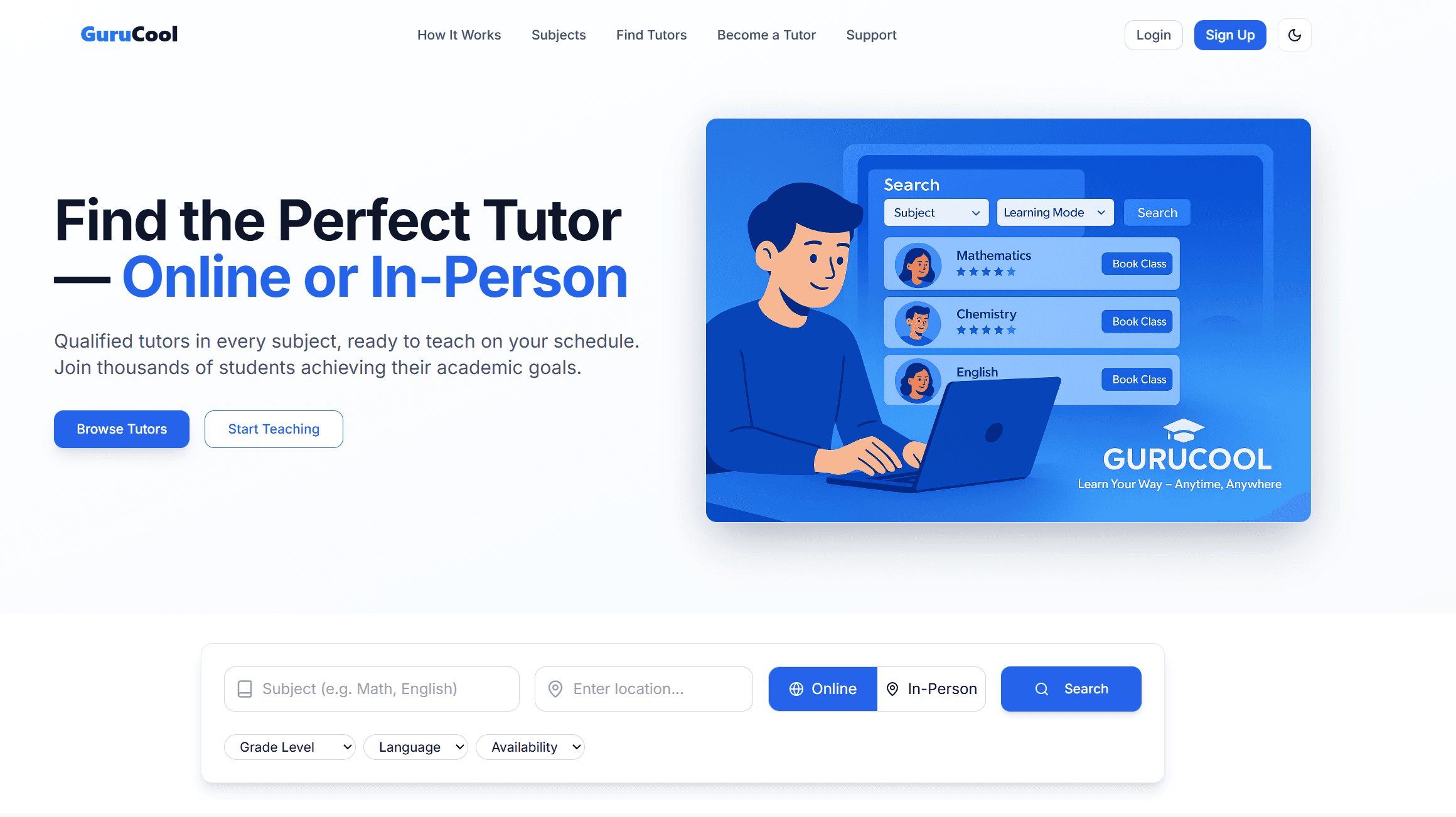 GuruCool — Online Learning Platform